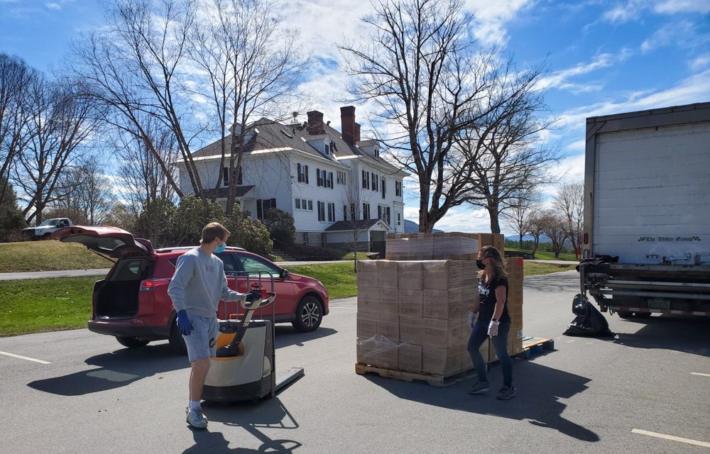 World Learning and SIT partner with the Vermont Foodbank to feed the community