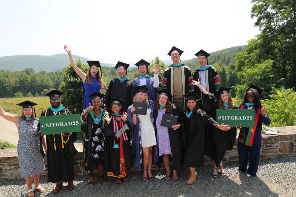 SIT Graduate Institute 2025 commencement in Brattleboro, Vermont